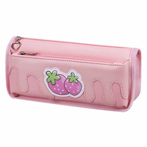 {{photo.Alt || photo.Description || 'Пенал мягкий ЮНЛАНДИЯ, 2 отделения, полиэстер, "Strawberry shortcake", розовый, 21х9х6 см, 271577'}}