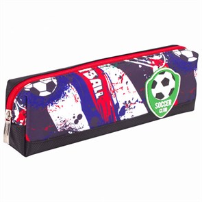 {{photo.Alt || photo.Description || 'Пенал ЮНЛАНДИЯ, 1 отделение, полиэстер, "Football", черный, 19х4х6 см, 270269'}}