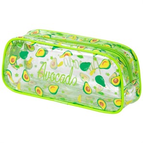 {{photo.Alt || photo.Description || 'Пенал-косметичка BRAUBERG LUCENT на молнии, прозрачный, "Avocado", 21х5х9 см, 270054'}}