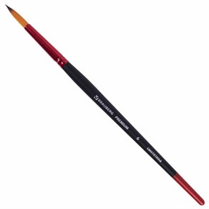 {{photo.Alt || photo.Description || 'Кисть синтетика, круглая № 6, BRAUBERG PREMIUM, 201005'}}
