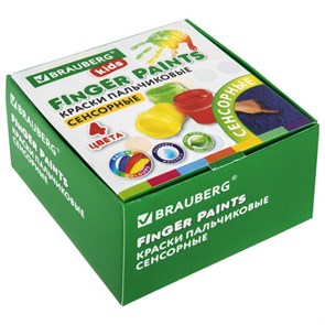 {{photo.Alt || photo.Description || 'Краски пальчиковые сенсорные для малышей от 1 года, 4 цвета по 40 мл, BRAUBERG KIDS, 192280'}}
