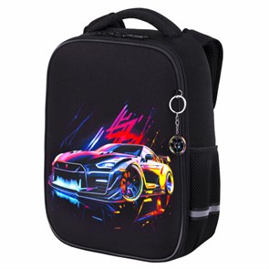{{photo.Alt || photo.Description || 'Ранец BRAUBERG LIGHT, 1 отделение, с брелоком, "Neon drift", 36х26х13 см, 272027'}}