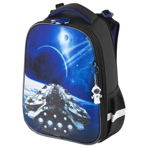 {{photo.Alt || photo.Description || 'Ранец BRAUBERG PREMIUM, 2 отделения, с брелком, "Spaceship", 38х29х16 см, 270596'}}