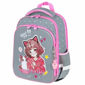 {{photo.Alt || photo.Description || 'Ранец BRAUBERG QUADRO, 3 отделения, с брелком, "Anime friends", 37х28х18 см, 272022'}}