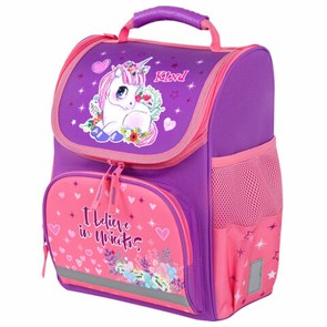 {{photo.Alt || photo.Description || 'Ранец ПИФАГОР BASIC, 1 отделение, 3 кармана, эргономичная спинка, "Happy unicorn", 35х28х18 см, 271372'}}