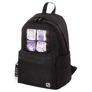 {{photo.Alt || photo.Description || 'Рюкзак BRAUBERG FASHION CITY, универсальный, "Anime Cats", черный, 44х31х16 см, 229965'}}