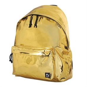 {{photo.Alt || photo.Description || 'Рюкзак BRAUBERG GLOSSY универсальный, блестящий, светло-золотой, 41х32х14 см, 227094'}}