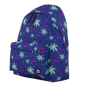 {{photo.Alt || photo.Description || 'Рюкзак BRAUBERG СИТИ-ФОРМАТ универсальный, "Palm trees", разноцветный, 41х32х14 см, 228864'}}