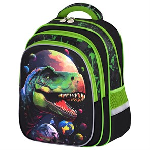 {{photo.Alt || photo.Description || 'Рюкзак BRAUBERG KIDS FLOSSY, 2 отделения, 3 кармана, "Galaxy Dino", 3D-панель, 40х28х18 см, 273182'}}