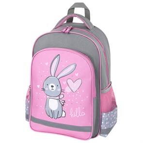 {{photo.Alt || photo.Description || 'Рюкзак ПИФАГОР SCHOOL, 1 отделение, 3 кармана, "Adorable bunny", 38x28х14 см, 270654'}}