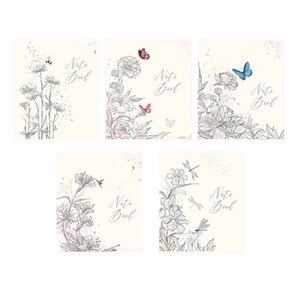 {{photo.Alt || photo.Description || 'Тетрадь А5 48 л. ПЗБМ скоба, клетка, Soft-Touch, фольга, "Белая ночь" (микс в спайке), 23812'}}