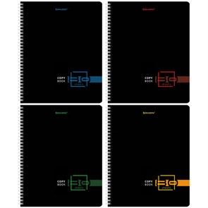 {{photo.Alt || photo.Description || 'Тетрадь А5 80 л. BRAUBERG, гребень, клетка, глянцевая ламинация, "Dark" (микс в спайке), 404418'}}