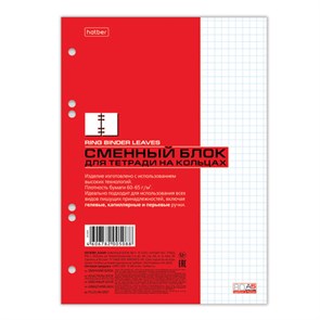{{photo.Alt || photo.Description || 'Сменный блок к тетради на кольцах, А5, 80 л., HATBER, "Белый", 011909, 80СБ5B1_02449'}}