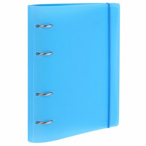 {{photo.Alt || photo.Description || 'Тетрадь на кольцах А5 175х220 мм, 120 л., пластик, с резинкой, BRAUBERG, Синий, 404617'}}