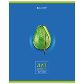 {{photo.Alt || photo.Description || 'Тетрадь предметная "AVOCADO" 48 л., глянцевый лак, ЛИТЕРАТУРА, линия, подсказ, BRAUBERG, 404281'}}