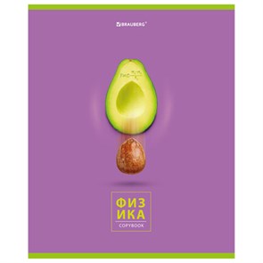 {{photo.Alt || photo.Description || 'Тетрадь предметная "AVOCADO" 48 л., глянцевый лак, ФИЗИКА, клетка, BRAUBERG, 404283'}}