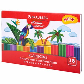 {{photo.Alt || photo.Description || 'Пластилин классический BRAUBERG "МАГИЯ ЦВЕТА NEW", 18 цветов, 360 грамм, стек, ВЫСШЕЕ КАЧЕСТВО, 106427'}}