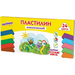 {{photo.Alt || photo.Description || 'Пластилин классический ЮНЛАНДИЯ "ВЕСЁЛЫЙ ШМЕЛЬ", 24 цвета, 480 грамм, стек, ВЫСШЕЕ КАЧЕСТВО, 106433'}}