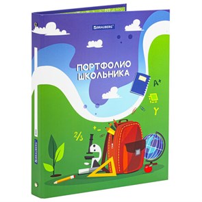{{photo.Alt || photo.Description || 'Папка-портфолио школьника/дошкольника "ШКОЛЬНАЯ ИСТОРИЯ", 4 кольца, обложка твёрдая матовая, BRAUBERG, 115241'}}