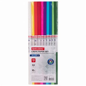 {{photo.Alt || photo.Description || 'Бумага гофрированная/креповая, 32 г/м2, 50х250 см, 10 рулонов, яркие цвета, BRAUBERG, 112556'}}