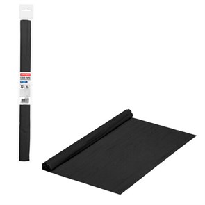 {{photo.Alt || photo.Description || 'Бумага гофрированная/креповая, 32 г/м2, 50х250 см, черная, в рулоне, BRAUBERG, 112530'}}