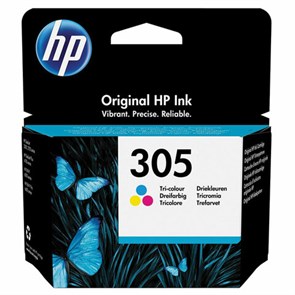 {{photo.Alt || photo.Description || 'Картридж струйный HP (3YM60AE) DJ 2320/2720/4120, №305, трехцветный, оригинальный, ресурс 100 страниц'}}
