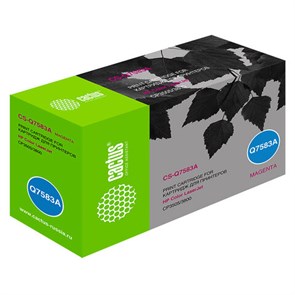 Картридж лазерный CACTUS (CS-Q7583A) для HP ColorLaserJet CP3505/3800, пурпурный, ресурс 6000 страниц 362517