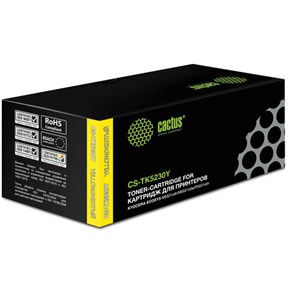 Картридж лазерный CACTUS (CS-TK5230Y) для Kyocera M5521cdn/M5521cdw/P5021cdn, желтый, ресурс 2600 страниц 363698