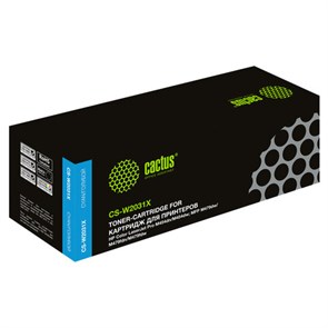 Картридж лазерный CACTUS (CSP-W2031X) для HP LJ M454/MFP M479, голубой, ресурс 6000 страниц, CSP-W2031X/CS-W 363809