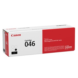 Картридж лазерный CANON (046Bk) i-SENSYS LBP653Cdw / 654Cx / MF732Cdw / 734Cdw, черный, ресурс 2200 страниц, оригинальный, 1250C002 363228