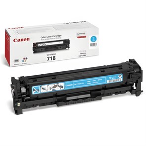 Картридж лазерный CANON (718C), LBP7200Cdn / MF8330Cdn / MF8350Cdn, голубой, ресурс 2900 страниц, оригинальный, 2661B002 360983