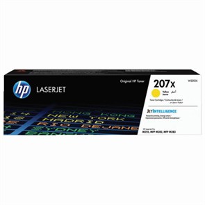 {{photo.Alt || photo.Description || 'Картридж лазерный HP (W2212X) Color LJ M282/M283/M255, №207X, желтый, оригинальный, ресурс 2450 страниц'}}