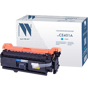 Картридж лазерный NV PRINT (NV-CE401A) для HP LaserJet Pro M570dn/M570dw, голубой, ресурс 6000 стр. 362224