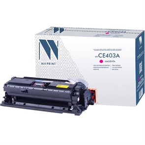 Картридж лазерный NV PRINT (NV-CE403A) для HP LaserJet Pro M570dn/M570dw, пурпурный, ресурс 6000 стр. 362226