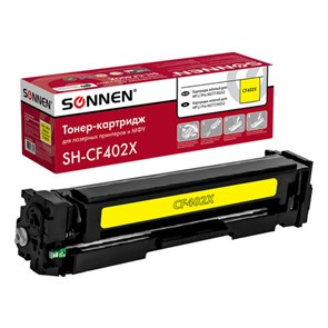 {{photo.Alt || photo.Description || 'Картридж лазерный SONNEN (SH-CF402X) для HP LJ Pro M277/M252 ВЫСШЕЕ КАЧЕСТВО желтый, 2300 страниц, 363944'}}