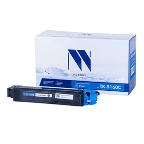 Тонер-картридж NV PRINT (NV-TK-5160C) для KYOCERA ECOSYS P7040cdn, голубой, ресурс 12000 стр. 363009
