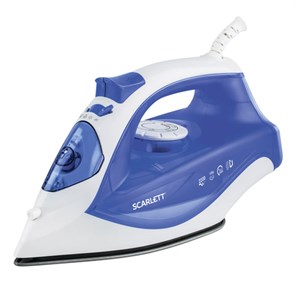 {{photo.Alt || photo.Description || 'Утюг SCARLETT SC-SI30K23, 2200 Вт, керамическое покрытие, самоочистка, синий'}}