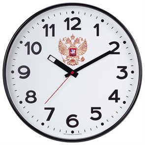 {{photo.Alt || photo.Description || 'Часы настенные TROYKATIME (TROYKA) 77770732, круг, белые, черная рамка, 30,5х30,5х5 см'}}