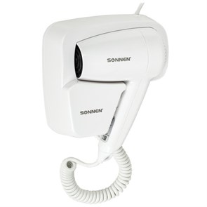 {{photo.Alt || photo.Description || 'Фен для волос настенный SONNEN HD-2101 ULTRA PLUS, 1300 Вт, 2 скорости, белый, 608481'}}