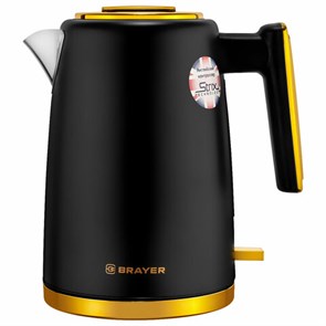 {{photo.Alt || photo.Description || 'Чайник BRAYER BR1017, 1,7 л, 2200 Вт, закрытый нагревательный элемент, сталь, черный'}}