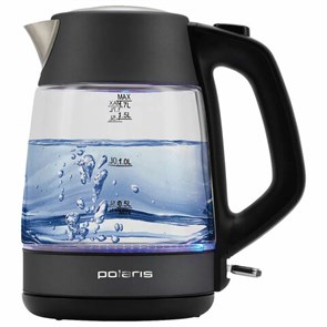 {{photo.Alt || photo.Description || 'Чайник POLARIS PWK 1760CGL, 1,7 л, 1850-2150 Вт, закрытый нагревательный элемент, стекло, графитовый, 37418'}}