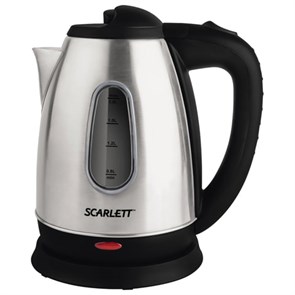 {{photo.Alt || photo.Description || 'Чайник SCARLETT SC-EK21S20, 1,8 л, 1600 Вт, закрытый нагревательный элемент, сталь'}}