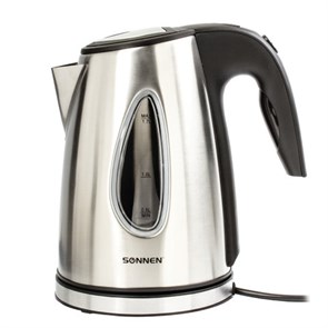 {{photo.Alt || photo.Description || 'Чайник SONNEN KT-1721, 1,7 л, 2200 Вт, закрытый нагревательный элемент, нержавеющая сталь, черный, подсветка, 454347'}}