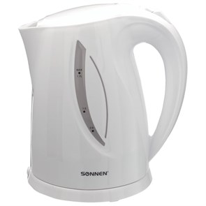 {{photo.Alt || photo.Description || 'Чайник SONNEN KT-1758, 1,7 л, 2200 Вт, закрытый нагревательный элемент, пластик, белый, 453415'}}