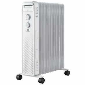 Обогреватель масляный ELECTROLUX EOH/BE-11ZW, 2200 Вт, 11 секций, белый, НС-1639046 457458