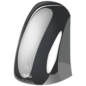 Сушилка для рук BALLU BAHD-1000AS Chrome, 1000 Вт, пластик, хром 608347