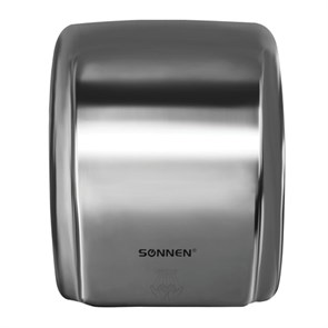 {{photo.Alt || photo.Description || 'Сушилка для рук SONNEN HD-230S, 2100 Вт, нержавеющая сталь, антивандальная, хром, 604195'}}