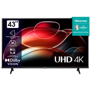 {{photo.Alt || photo.Description || 'Телевизор HISENSE 43A6K, 43" (108 см), 3840 x 2160, 4K, 16:9, SmartTV, Wi-Fi, черный'}}