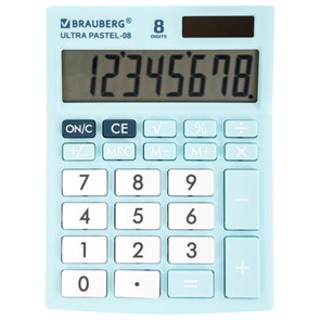 {{photo.Alt || photo.Description || 'Калькулятор настольный BRAUBERG ULTRA PASTEL-08-LB, КОМПАКТНЫЙ (154x115 мм), 8 разрядов, двойное питание, ГОЛУБОЙ, 250513'}}