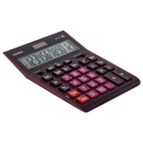 {{photo.Alt || photo.Description || 'Калькулятор настольный CASIO GR-12С-WR (210х155 мм), 12 разрядов, двойное питание, БОРДОВЫЙ, GR-12C-WR-W-EP'}}